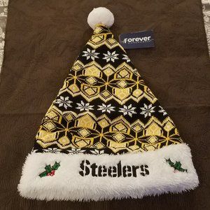 NWT NFL PITTSBURGH STEELERS HOLIDAY CHRISTMAS HAT
